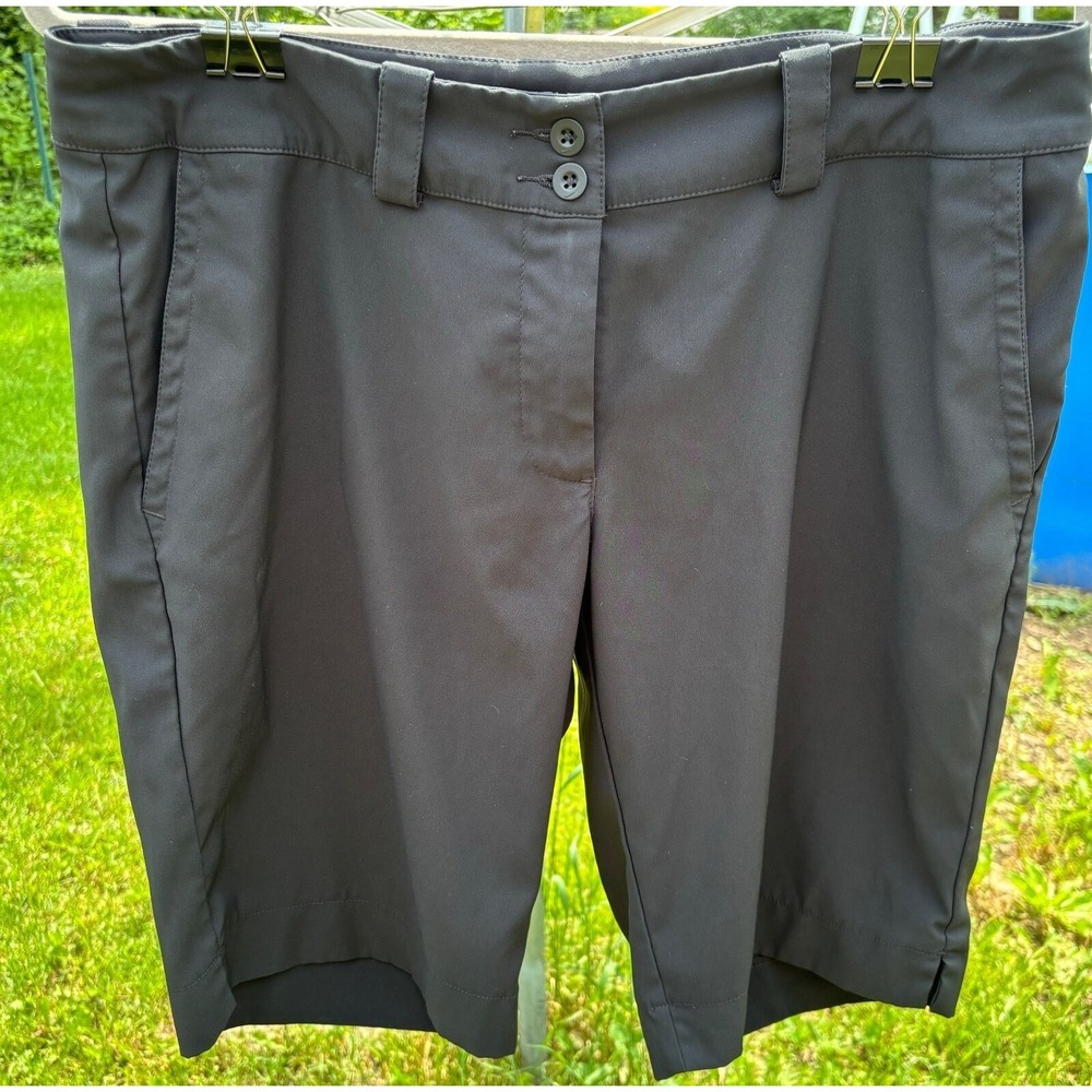 Nike Womens Golf ShortsDri Fit Black Tour‎ Performance Cargo 36X10.5 Tagged 10